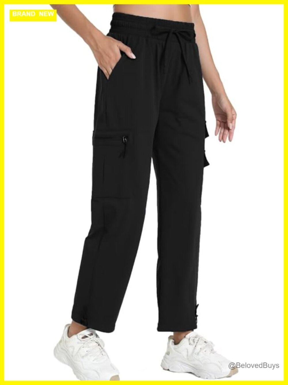 Quick Dry Cargo Pants with Pockets Lightweight Hiking Joggers Athletic